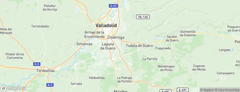 Valladolid, Spain Map