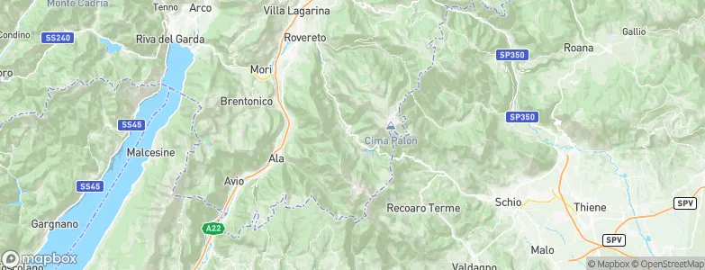 Vallarsa, Italy Map