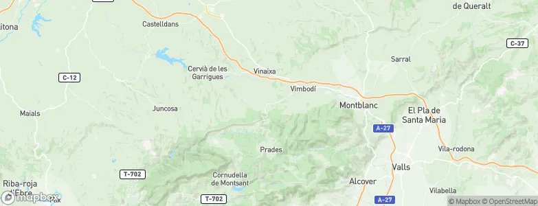 Vallclara, Spain Map