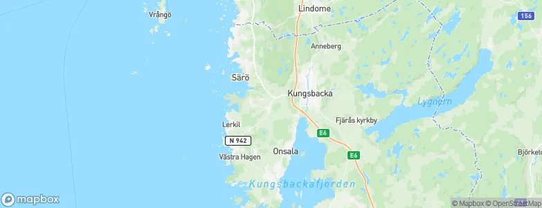Vallda, Sweden Map