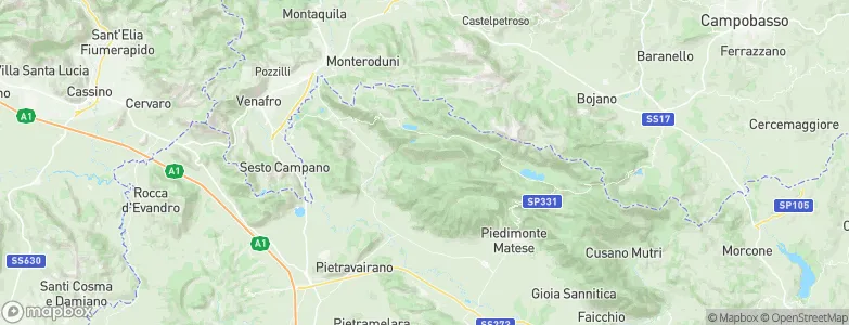 Valle Agricola, Italy Map