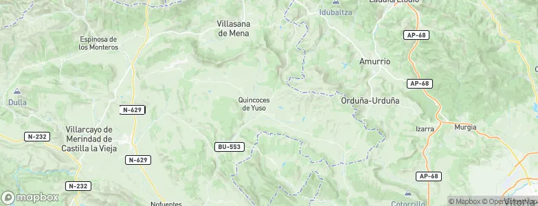 Valle de Losa, Spain Map
