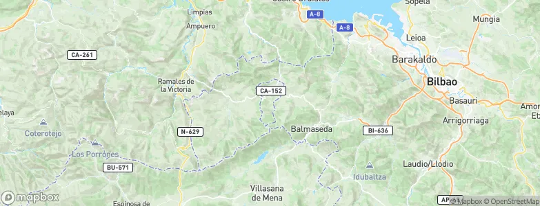 Valle de Villaverde, Spain Map
