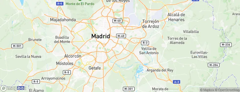Vallecas, Spain Map