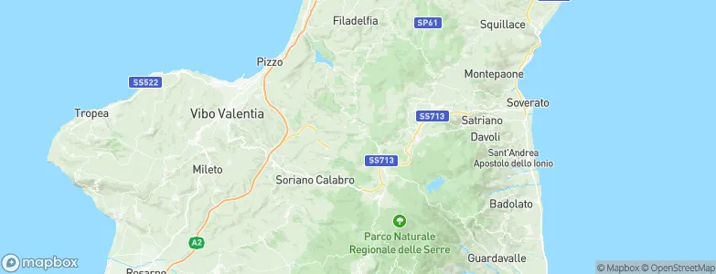 Vallelonga, Italy Map