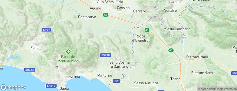 Vallemaio, Italy Map