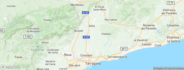 Vallmoll, Spain Map