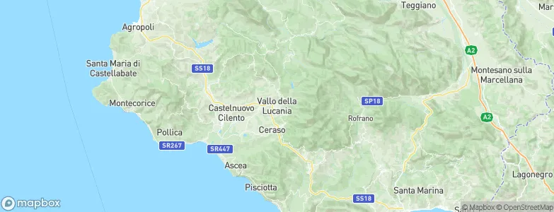 Vallo della Lucania, Italy Map