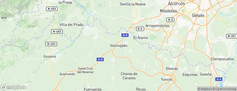 Valmojado, Spain Map