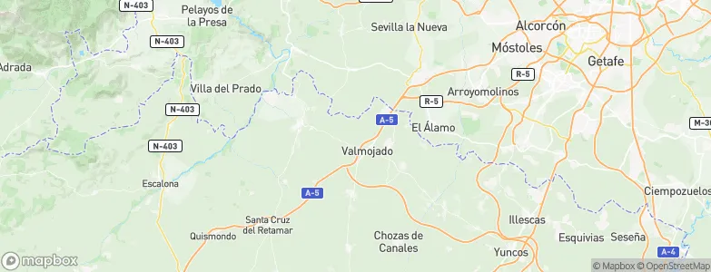 Valmojado, Spain Map