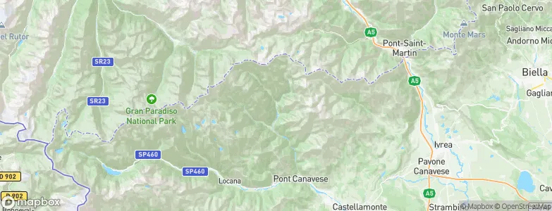 Valprato Soana, Italy Map