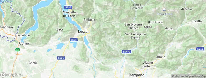 Valsecca, Italy Map