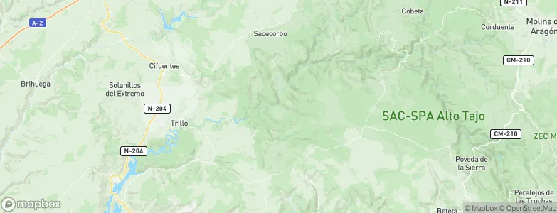Valtablado del Río, Spain Map