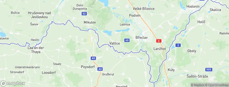 Valtice, Czechia Map