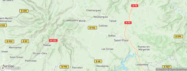 Valuéjols, France Map