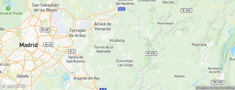 Valverde de Alcalá, Spain Map