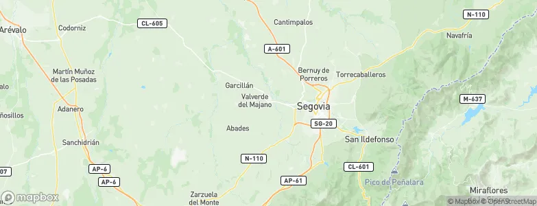 Valverde del Majano, Spain Map