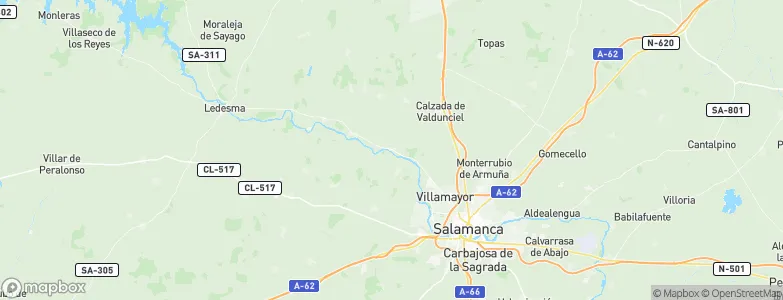 Valverdón, Spain Map