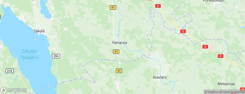 Vampula, Finland Map