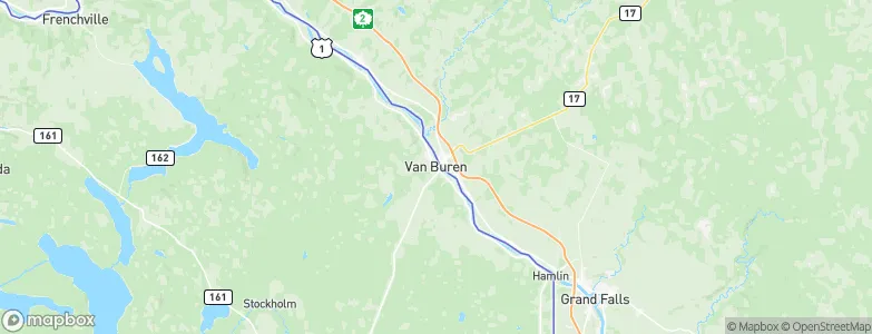 Van Buren, United States Map