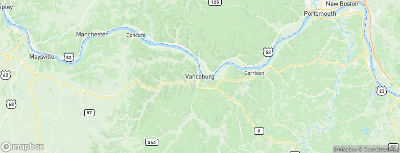 Vanceburg, United States Map