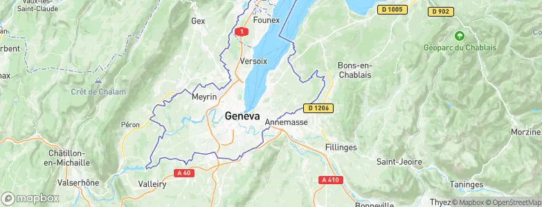 Vandoeuvres, Switzerland Map