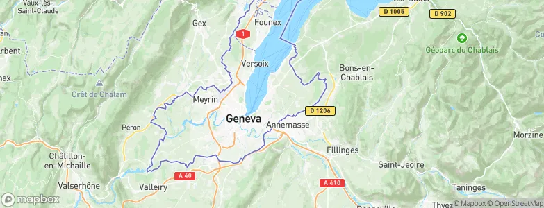Vandœuvres, Switzerland Map
