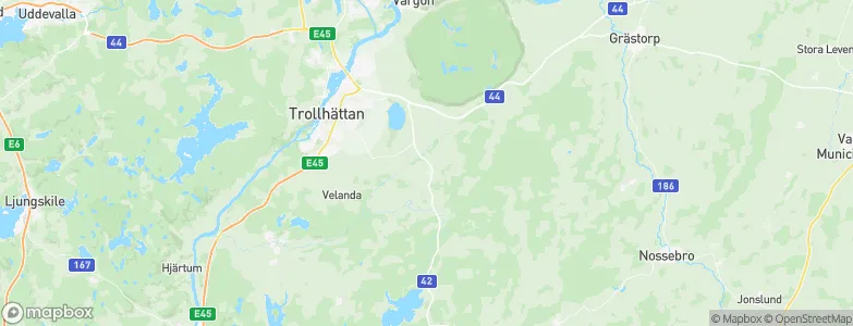 Väne Åsaka, Sweden Map