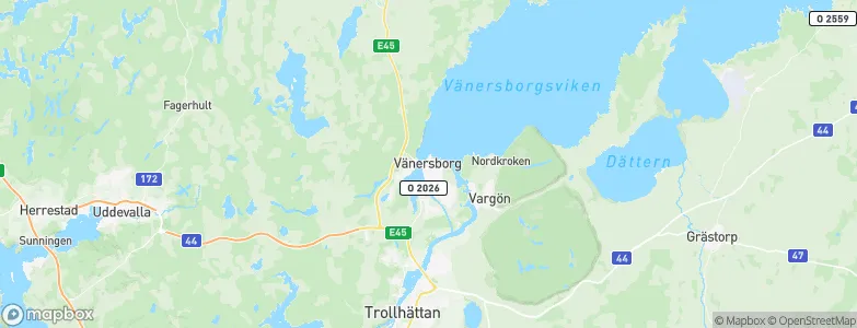 Vänersborg, Sweden Map