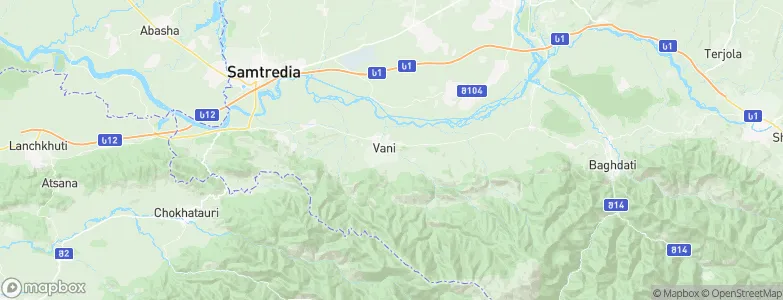 Vani, Georgia Map