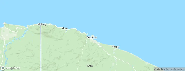 Vanimo, Papua New Guinea Map