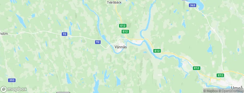 Vännäs, Sweden Map