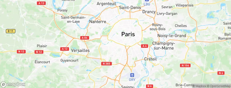 Vanves, France Map