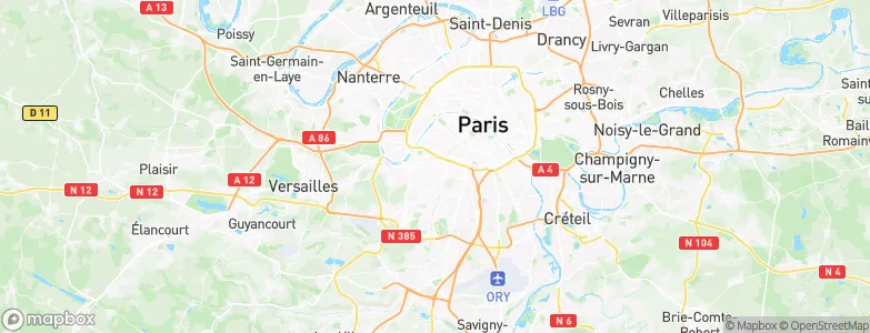 Vanves, France Map