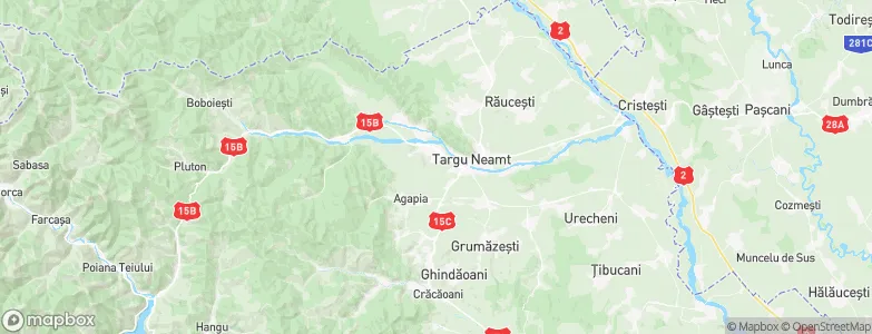 Vânători-Neamţ, Romania Map
