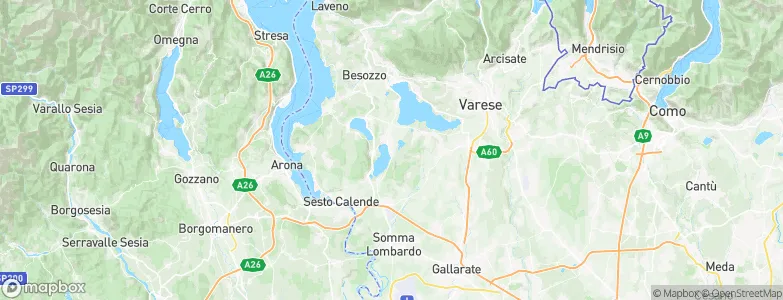 Varano Borghi, Italy Map