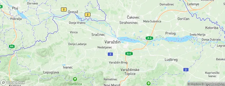 Varaždin, Croatia Map