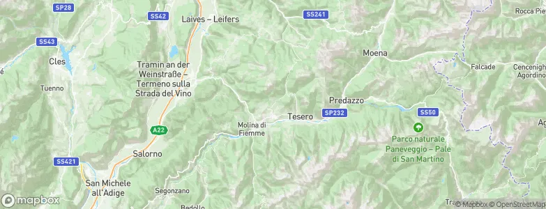 Varena, Italy Map