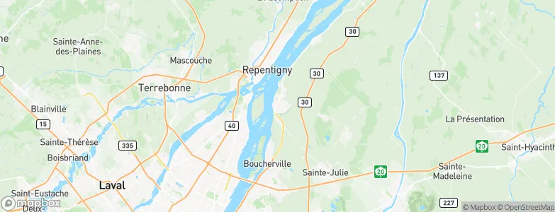 Varennes, Canada Map