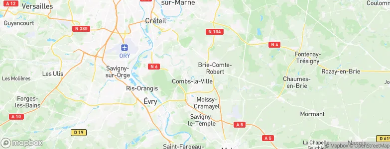 Varennes-Jarcy, France Map