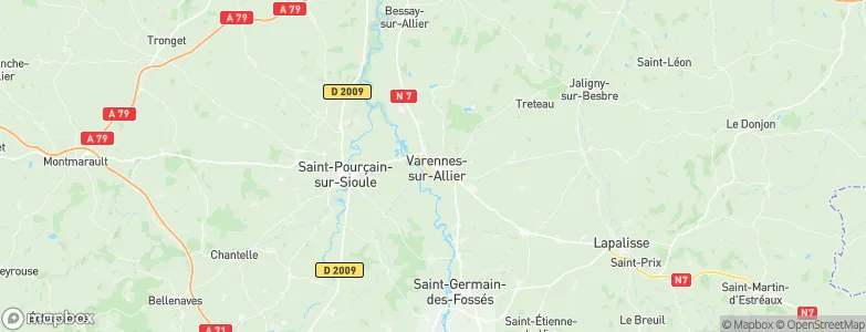 Varennes-sur-Allier, France Map