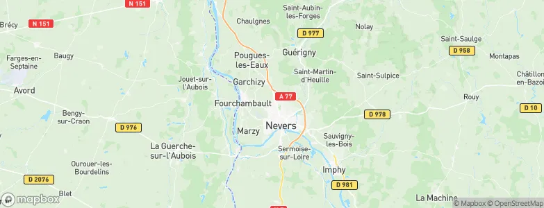 Varennes-Vauzelles, France Map