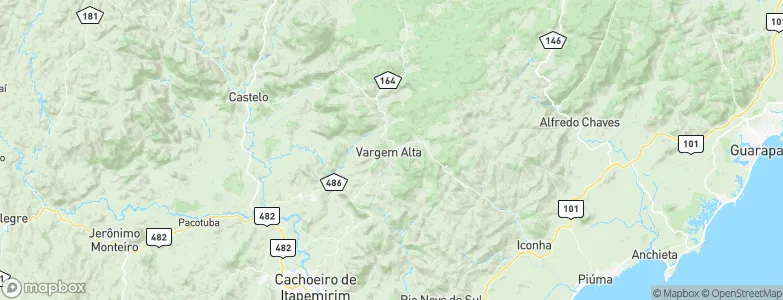 Vargem Alta, Brazil Map