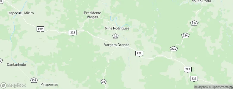 Vargem Grande, Brazil Map