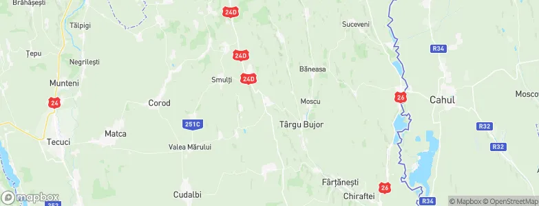 Vârlezi, Romania Map