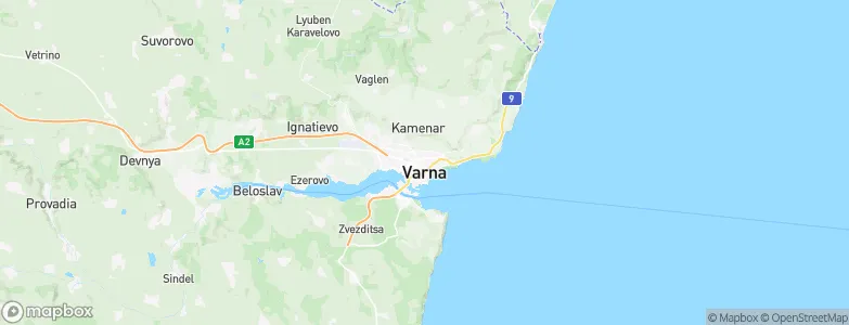 Varna, Bulgaria Map
