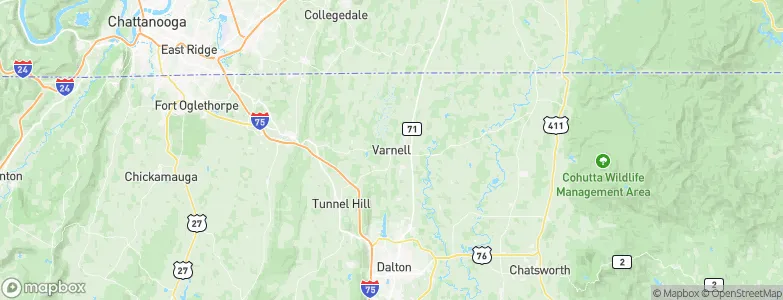 Varnell, United States Map