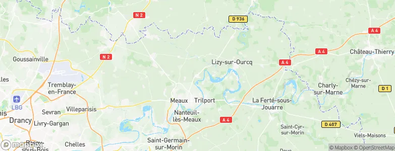 Varreddes, France Map