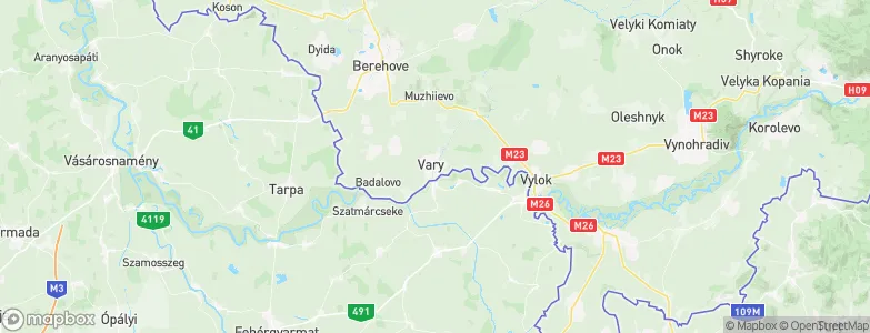 Vary, Ukraine Map