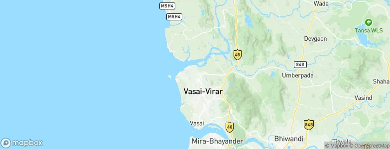 Vasai, India Map